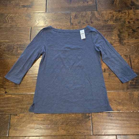 LOFT Tops - NWT LOFT Top Size S Dark Blue Gray